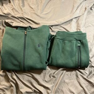Polo Ralph Lauren Jacket and Jogger Set Green Medium
